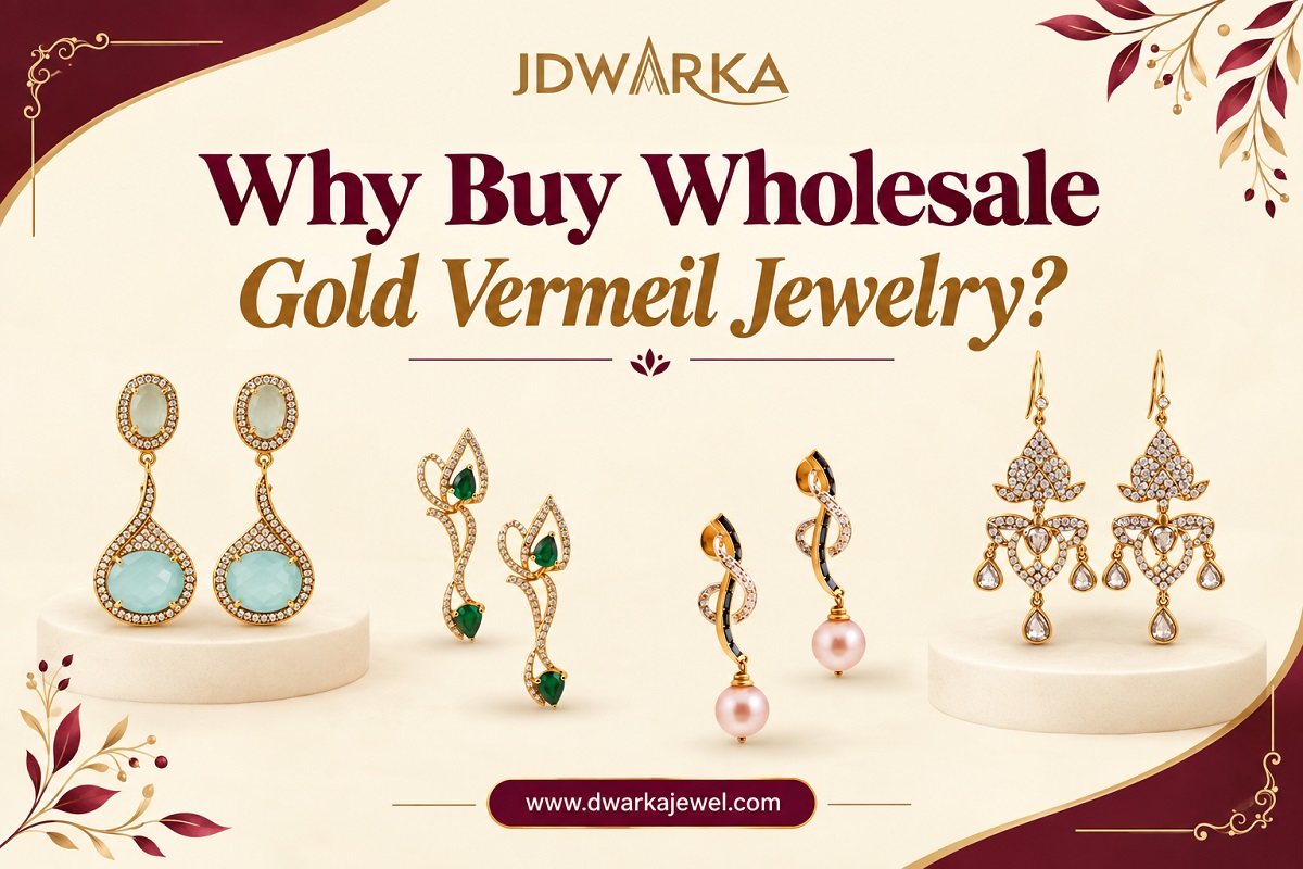 Gold vermeil jewelry for wholesale